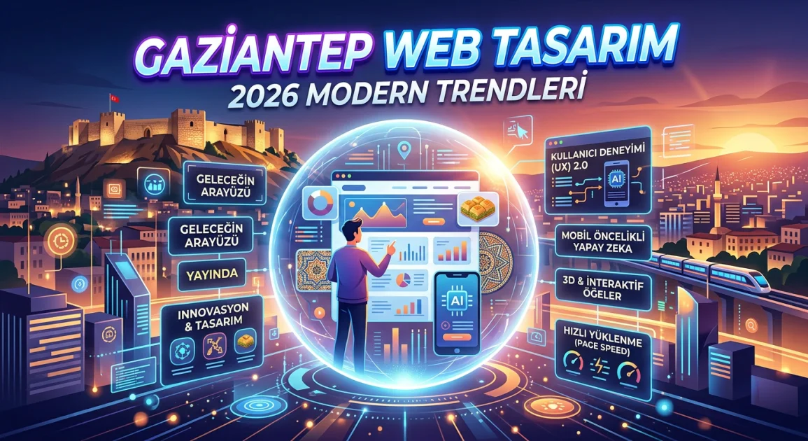 Gaziantep Web Tasarım ve 2026 Modern Trendleri